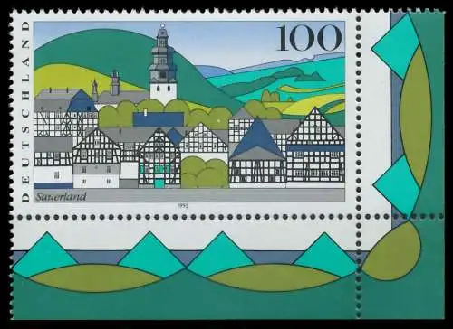 BRD 1995 Nr 1810 postfrisch ECKE-URE 86D8EA