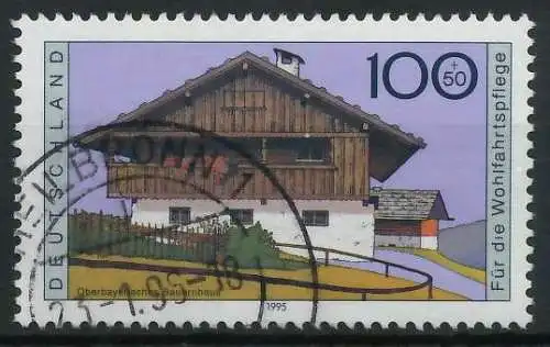 BRD 1995 Nr 1822 gestempelt 86F142