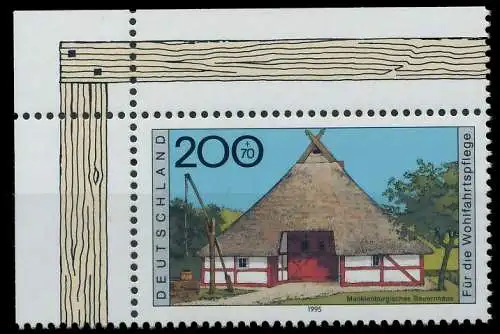 BRD 1995 Nr 1823 postfrisch ECKE-OLI S7BF70A