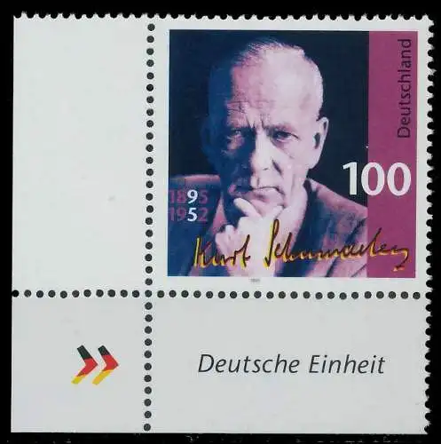 BRD 1995 Nr 1824 postfrisch ECKE-ULI 86F1B6