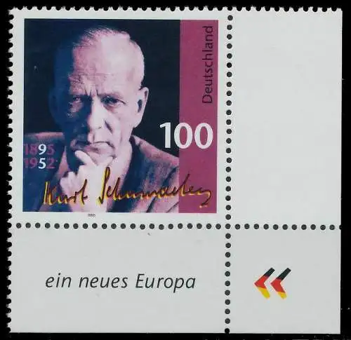 BRD 1995 Nr 1824 postfrisch ECKE-URE 86F1BA