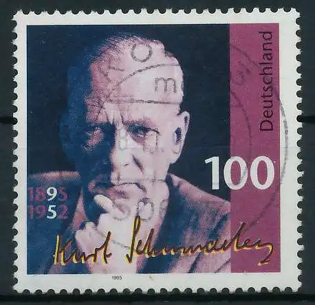 BRD 1995 Nr 1824 zentrisch gestempelt 86F1DE