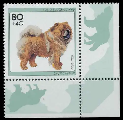 BRD 1996 Nr 1837 postfrisch ECKE-URE 86F2E2