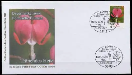 BRD DS BLUMEN Nr 3034 BRIEF FDC 86F54A