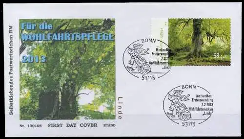 BRD BELEGE Nr 2986 BRIEF FDC S7CA2A2