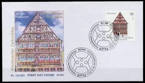 BRD BELEGE Nr 2970 BRIEF FDC 86F6E6