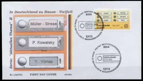 BRD BELEGE Nr 2941 BRIEF FDC 86F7B6