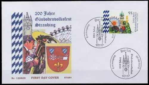 BRD BELEGE Nr 2950 BRIEF FDC 86F806