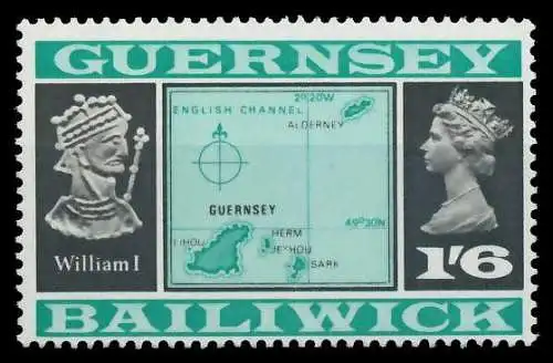 GUERNSEY 1969 Nr 18II postfrisch 8712F6