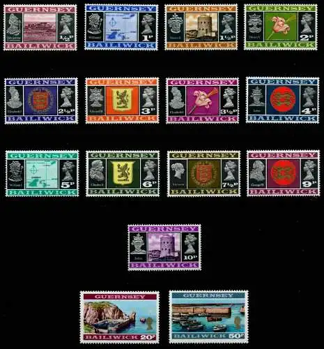 GUERNSEY 1971 Nr 39-53 postfrisch S019C2E