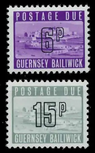 GUERNSEY PORTOMARKEN Nr 16-17 postfrisch 871492