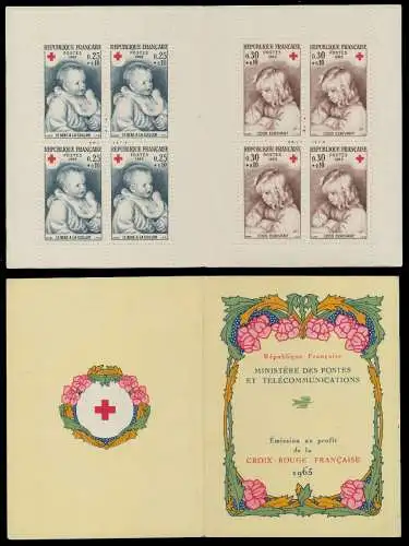 FRANKREICH MARKENHEFTCHEN Nr MH 1532-1533 postfrisch S019DBE