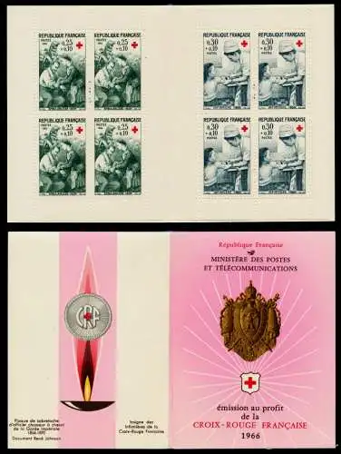 FRANKREICH MARKENHEFTCHEN Nr MH 1568-1569 postfrisch S01A5CA