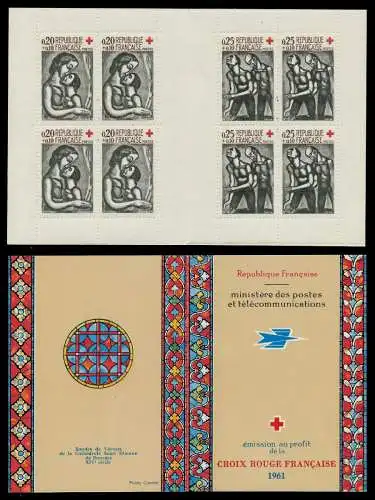 FRANKREICH MARKENHEFTCHEN Nr MH 1376-1377 postfrisch 871516