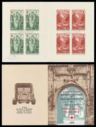 FRANKREICH MARKENHEFTCHEN Nr MH 1733-1734II postfrisch S019D86