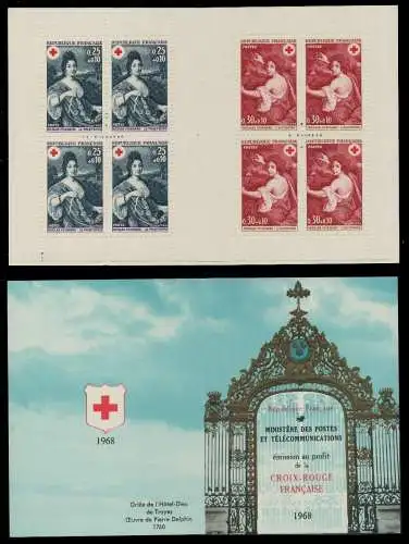 FRANKREICH MARKENHEFTCHEN Nr MH 1647-1648 postfrisch S019D92