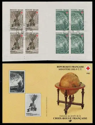 FRANKREICH MARKENHEFTCHEN Nr MH 2367-2368 ZENTR S01A756