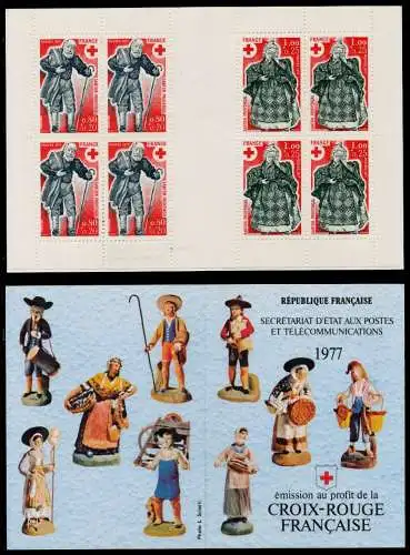 FRANKREICH MARKENHEFTCHEN Nr MH 2054-2055 postfrisch S01A6F6