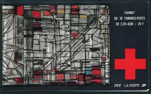 FRANKREICH MARKENHEFTCHEN Nr MH6 2582C ZENTR- S01A796