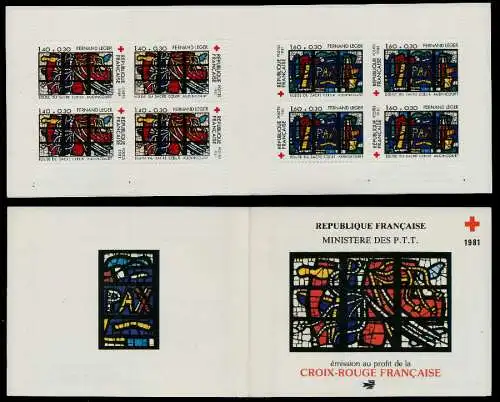 FRANKREICH MARKENHEFTCHEN Nr MH 2295-2296 postfrisch S01A73E