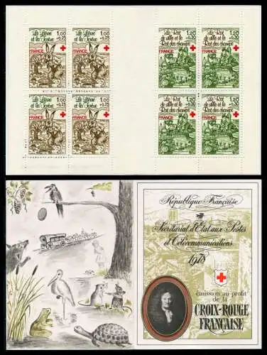 FRANKREICH MARKENHEFTCHEN Nr MH 2129-2130 postfrisch S01A8EA
