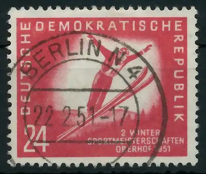 DDR 1951 Nr 281 zentrisch gestempelt 8717BE