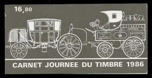 FRANKREICH MARKENHEFTCHEN Nr MH5 2542Cb postfrisch MH S01A92A