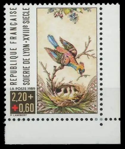 FRANKREICH 1989 Nr 2748C postfrisch ECKE-URE 87188E