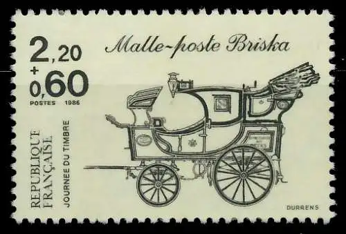 FRANKREICH 1986 Nr 2542Cb postfrisch 8730B2