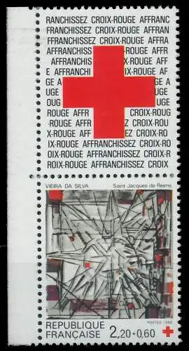 FRANKREICH 1986 Nr 2582C + ZF postfrisch SENKR PAAR 873126