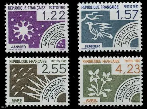 FRANKREICH 1985 Nr 2479-2482 postfrisch 873152