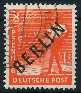 BERLIN 1948 Nr 3 gestempelt gepr. 8731A2