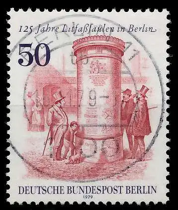 BERLIN 1979 Nr 612 zentrisch gestempelt 8735CE