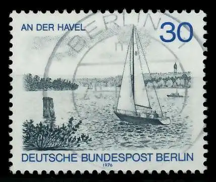 BERLIN 1976 Nr 529 zentrisch gestempelt 87367E