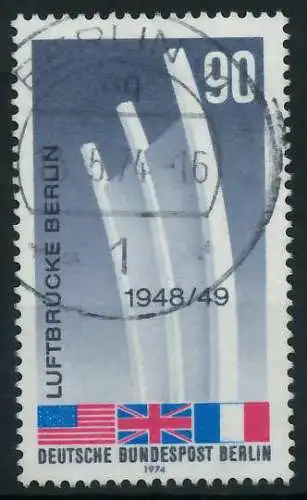 BERLIN 1974 Nr 466 zentrisch gestempelt 8736CE