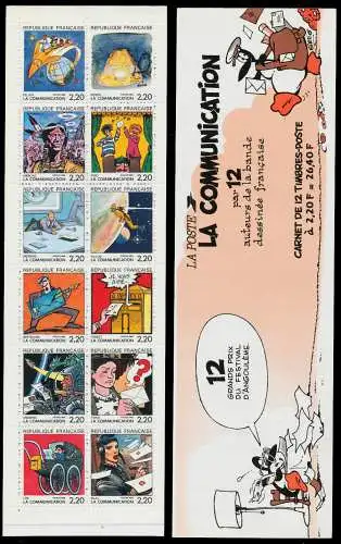 FRANKREICH MARKENHEFTCHEN Nr MH11 2638-2649 ungebraucht S01AB2E