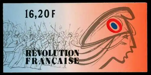 FRANKREICH MARKENHEFTCHEN Nr MH15 2700C-2705C S01AB8E