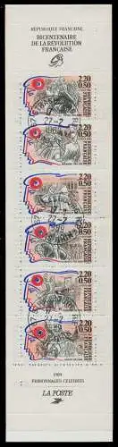 FRANKREICH MARKENHEFTCHEN Nr MH15 2700C-2705C S01AB8E