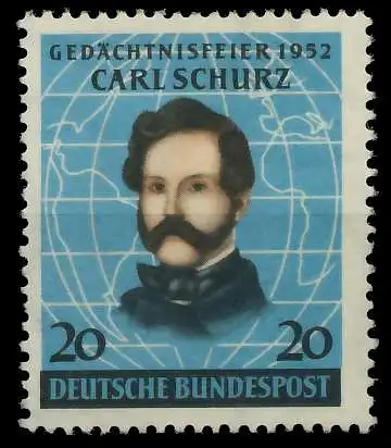 BRD 1952 Nr 155 postfrisch 875BCA