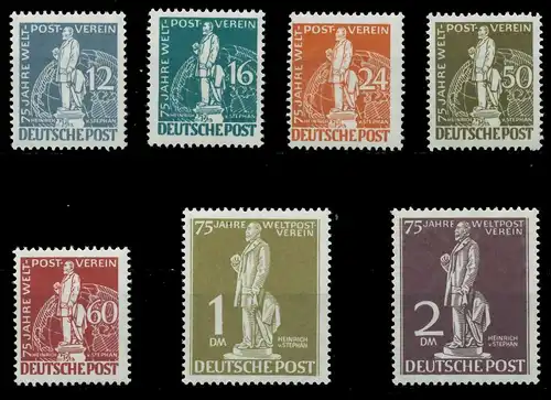 BERLIN 1949 Nr 35-41 postfrisch ATTEST 875E96
