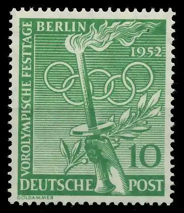 BERLIN 1952 Nr 89 postfrisch 875F7A