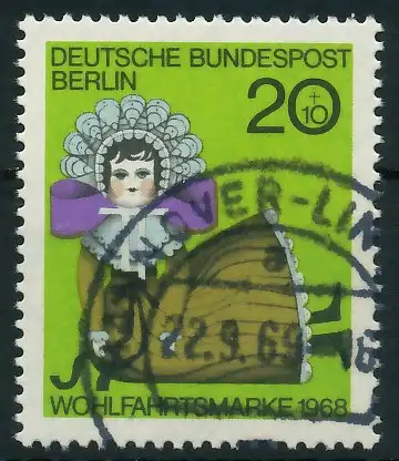 BERLIN 1968 Nr 323 gestempelt 877A62