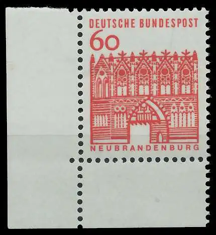 BRD DS D-BAUW 1 Nr 459 postfrisch ECKE-ULI 87901E