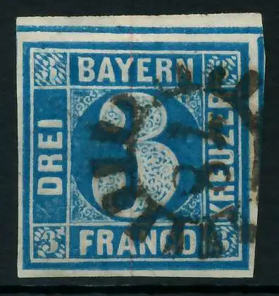 BAYERN MÜHLRADSTEMPEL AUF Nr 2II gMR _78 ZENTR- 879296