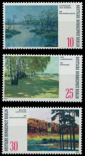 BERLIN 1972 Nr 423-425 postfrisch S8013BA