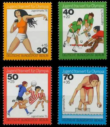 BERLIN 1976 Nr 517-520 postfrisch S80143E