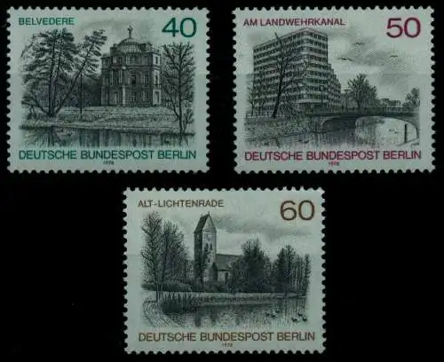 BERLIN 1978 Nr 578-580 postfrisch S80148E