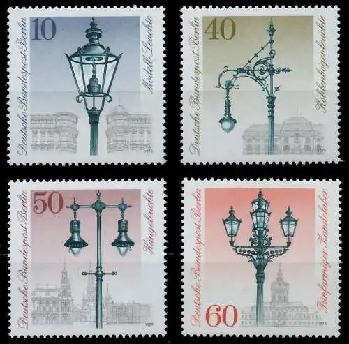 BERLIN 1979 Nr 603-606 postfrisch S80149E