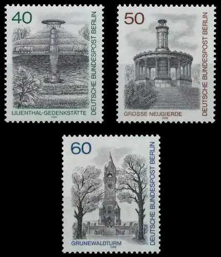 BERLIN 1980 Nr 634-636 postfrisch S8014DE