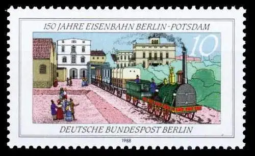 BERLIN 1988 Nr 822 postfrisch S801602